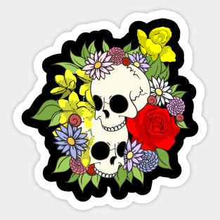 funy Bones And Botany Sticker